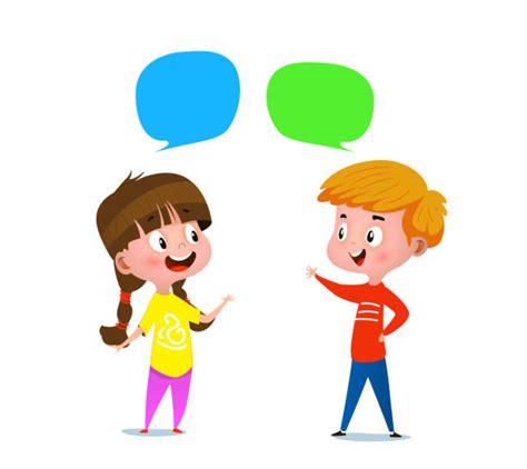 Kids Talking Illustrations Royalty Free Vector Graphics And Clip Art