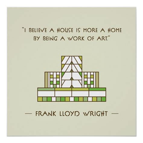 Frank Lloyd Wright Quote Poster Print 2 Frank Lloyd Wright Quote