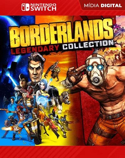 Borderlands Legendary Collection Nintendo Switch Mídia Digital