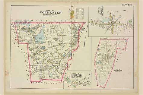 Rochester Rockland Towns Rochester Rock Villages Massachusetts