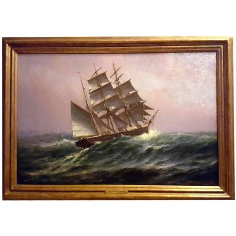 Oil Painting Of Ships At Sea At Paintingvalley Com Explore Collection