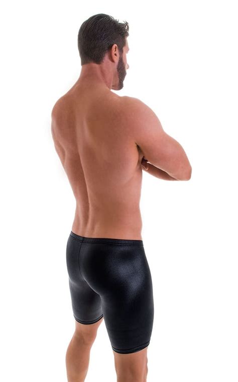 Mens Fitted Pouch Compression Lycra Shorts Boardshort Liner