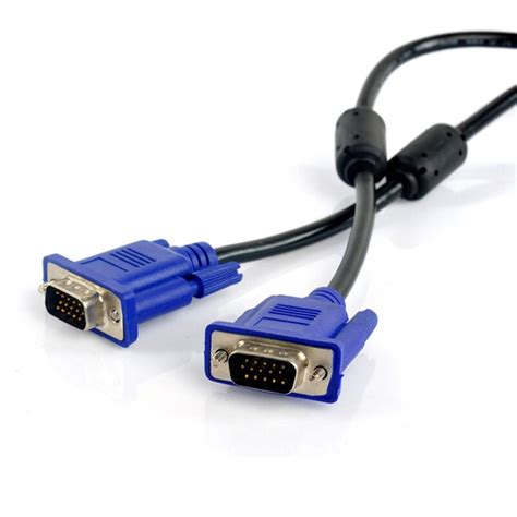 Vga cables can be used as a universal analog cable capable of transmitting rgbhv, ypbpr a vga monitor cable connects a laptop or an electronic device to a desktop display, a television set, or. VGA Extension Cable HD 15 Pin Male to Male VGA Cables Cord ...