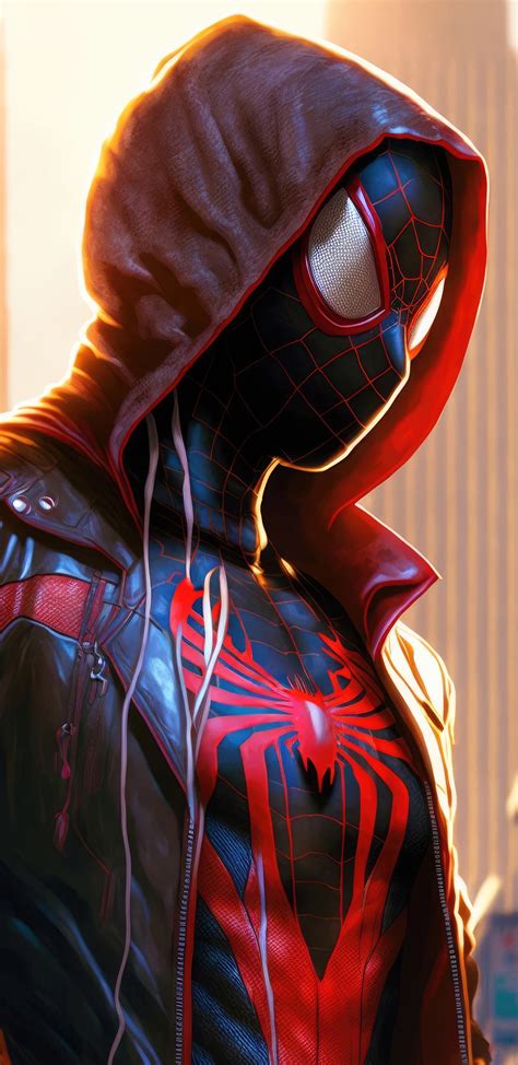 1440x2960 Spiderman Miles Morales Caped Samsung Galaxy Note 98 S9s8