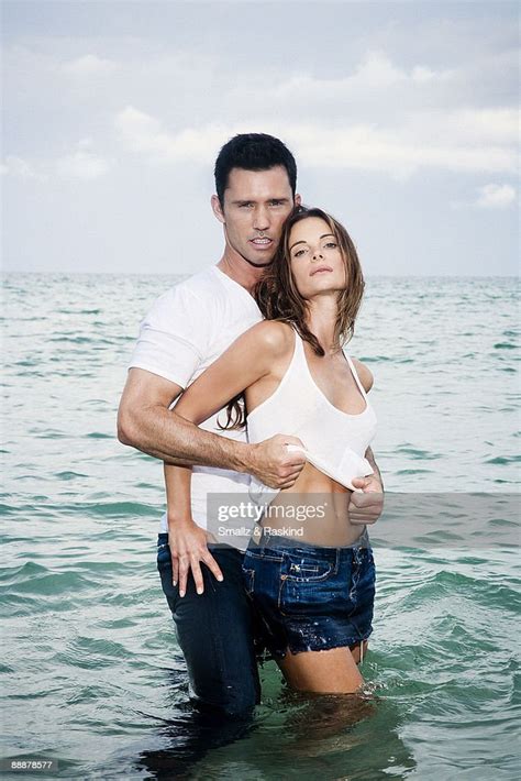 Actors Jeffrey Donovan And Gabrielle Anwar Are Photographed For Tv