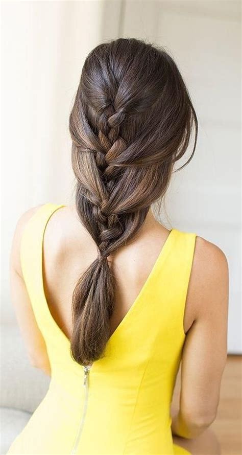 And, you guys, it is hard work. Loose tie back braid | Hair styles, Hair romance, Long ...