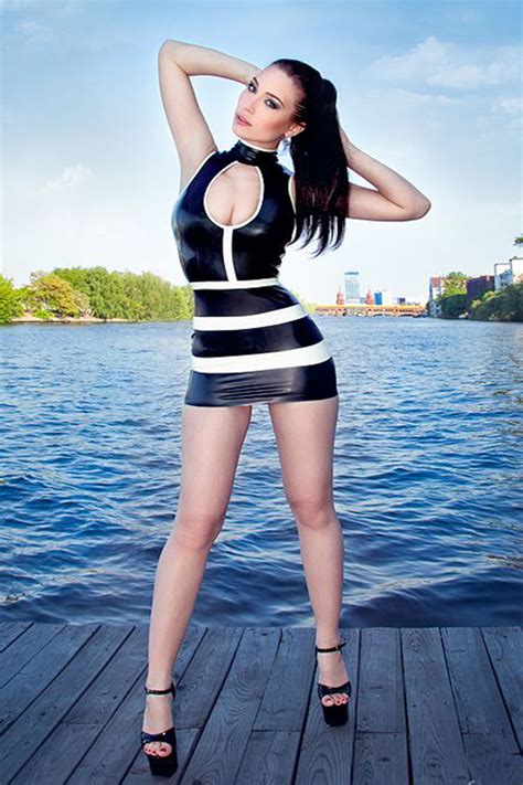 Gwen Mini Dress In Latex Rubber Bondinage Luxury Latex Fashion Latex Clothing For Women