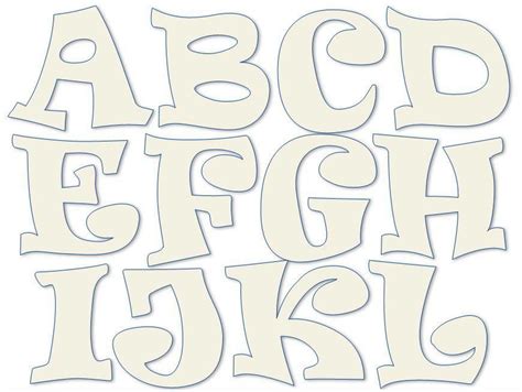 Plantillas de letras del abecedario (grandes) para imprimir y recortar. BEBES SOBRE LA LUNA III | Moldes de letras bonitas, Letras ...