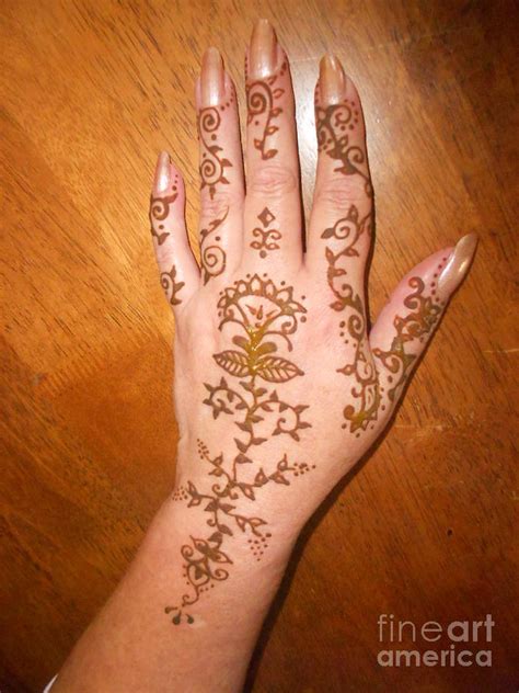 Henna Hand Drawing By Henna Tattoos Ogden Utah Fine Art America