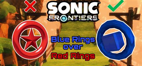 Blue Rings Over Red Rings Sonic Frontiers Mods