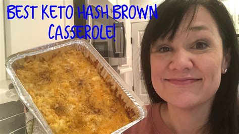 Microwave on high for 8 minutes. Easy keto hash brown casserole without cauliflower || how ...