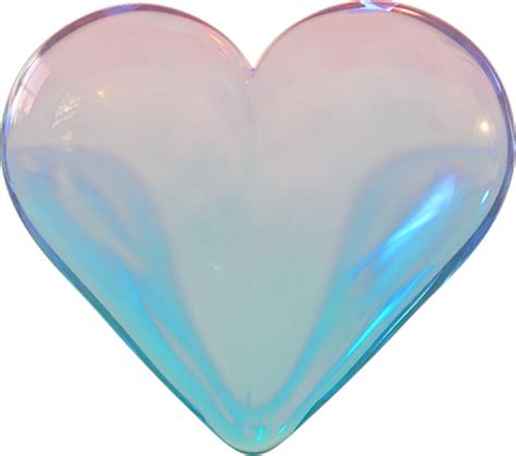 Aesthetic Tumblr Vaporwave Heart Transparent Liquid See