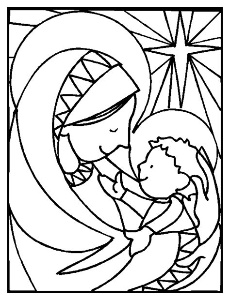 Coloring Pages Of Baby Jesus Coloring Home