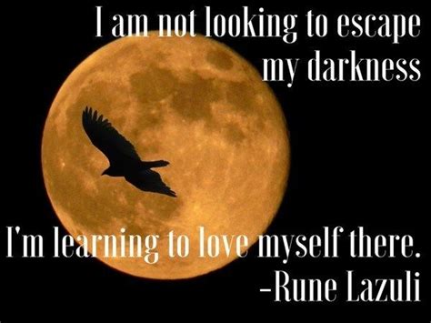 A Bird Flying In Front Of A Full Moon With The Words I Am Not Looking