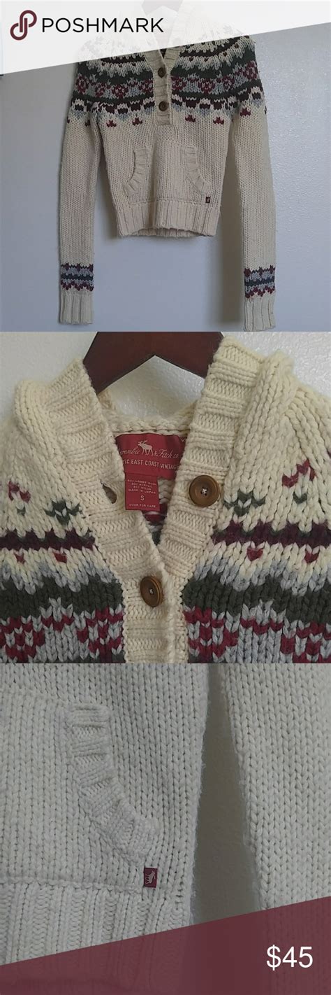 Worn 1x Abercrombie And Fitch Lambswool Sweater Lambswool Sweater Sweaters Worn