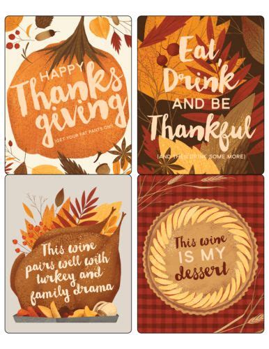 beautiful thanksgiving printable wine bottle labels free printable happy thanksgiving eat dri