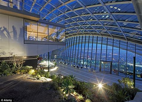 Londons Walkie Talkies Roof Garden Opens To The Public Daily Mail