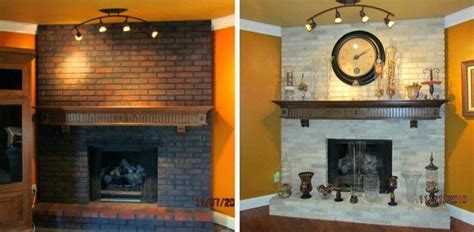 Dirt and efflorescence should come off with soapy water and. 40 Best Painted Fireplace Ideas | Ann Inspired