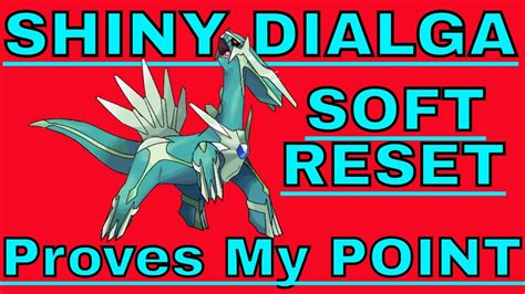 Shiny Dialga Proves My Point Record Your Sr Shiny Legendary Pokemon