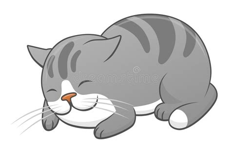 Cartoon Sleeping Fat Cat Stock Illustrations 399 Cartoon Sleeping Fat