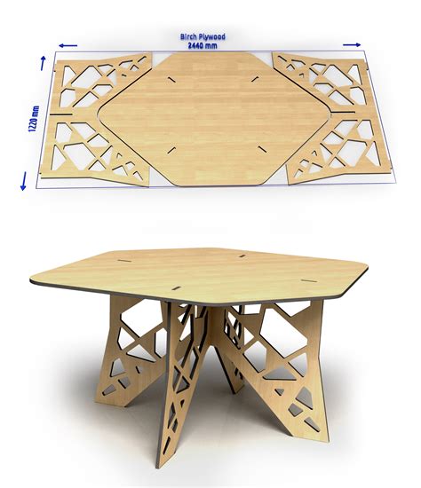 Assemble boards for table top. Birch plywood sheet to the table. | Cnc furniture plans, Plywood furniture, Cnc furniture