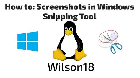 How To Take Screenshots In Windows Using The Snipping Tool Youtube