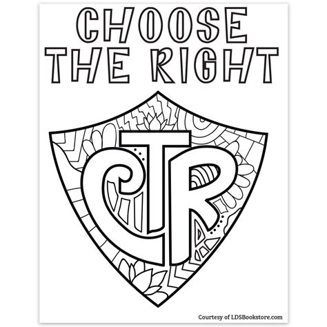 Choose The Right Coloring Page Printable