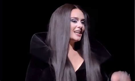 Adele Slays With A Morticia Addams Halloween Costume