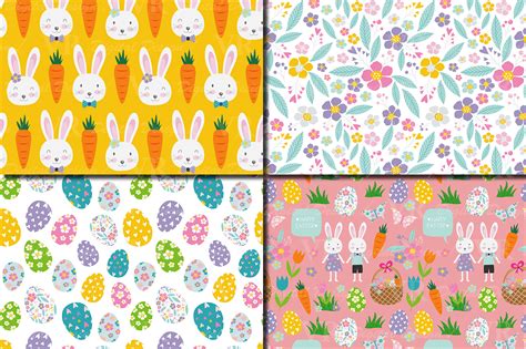 Here are some fun easter writing paper pages to print out, perhaps to use for thank you letters or. Easter Bunny Digital Paper Graphic by VR Digital Design ...