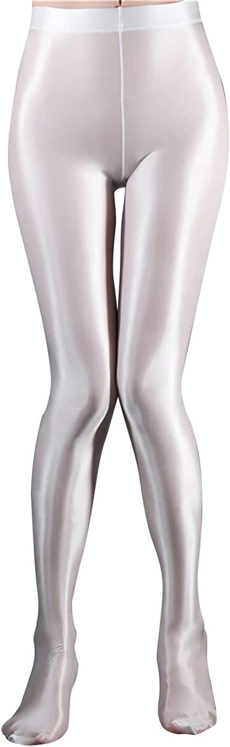 Lejafay Womens Adult Shiny Oil Glossy Workout Leggings Trousers Yoga