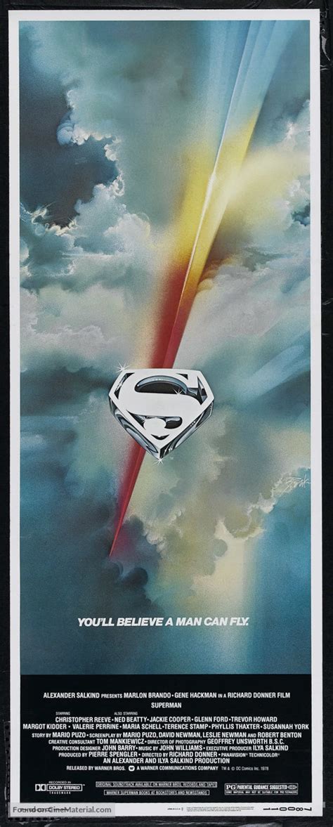 Superman 1978 Movie Poster