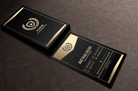 Find & download free graphic resources for business card. Gold & Black business card template inspiration - CardFaves