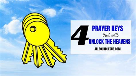 Prayer Keys How To Pray And Receive Answers As A Christian All Round