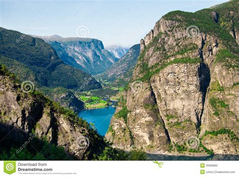 Fjord Landscape In Norway Stock Photo Image Of Norwegian