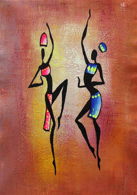 Buy African Art 07 Handmade Painting By Ram Achal Codeart152219910