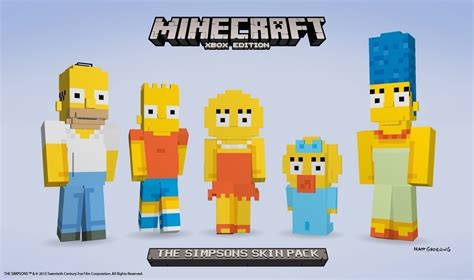 Minecraft The Simpsons Skins Revealed Ign