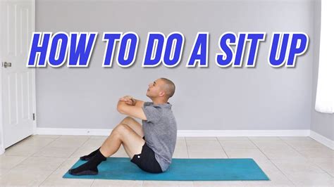 How To Do A Sit Up Sit Ups For Beginners Youtube