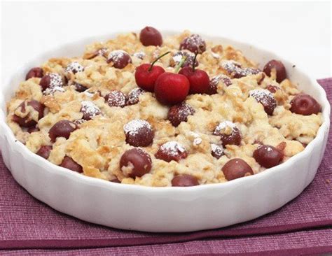 Die kleinen kuchen hatten die perfekte konsistenz: Kirschauflauf aus dem Dampfgarer - Rezept - ichkoche.at