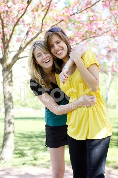 Two Friends Hugging Stock Photo Royalty Free Freeimages