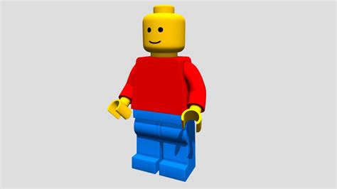 Lego Minifigure Buy Royalty Free 3d Model By Ryan King Art