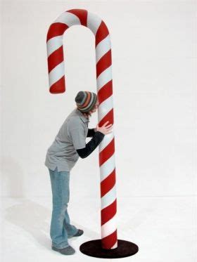 Candy canes are perfect for party decor! Giant Candy Cane Prop | Giant candy cane, Giant candy ...