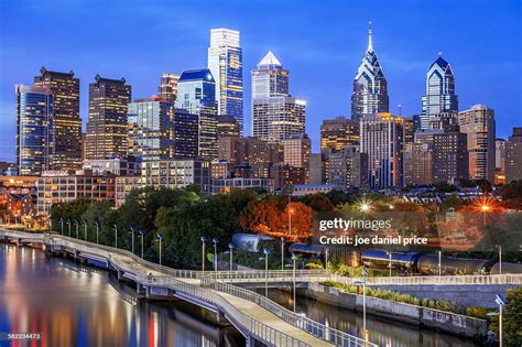 Philadelphia Skyline Pennsylvania America High Res Stock Photo Getty
