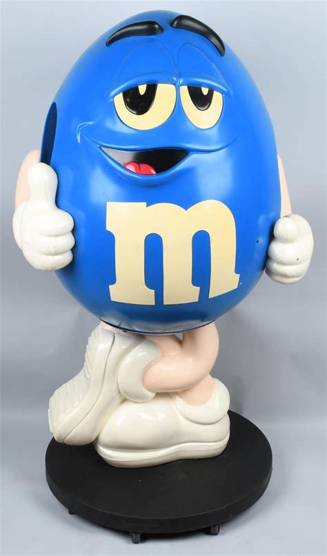 Sold Price 54 Mandm Blue Character Candy Store Display June 6 0118