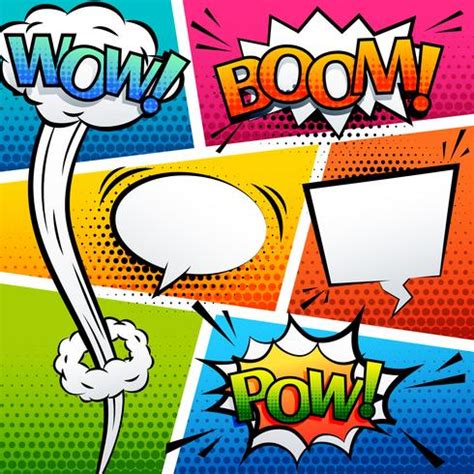 These free cartoon bubbles sound effects have been created using a range of techniques from recording water and layering them with pops and other sounds through to synthesis. comic sound effect speech bubble pop art cartoon style ...