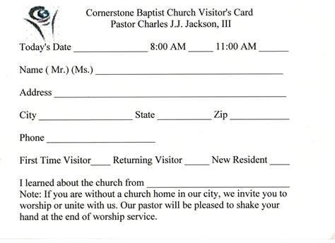 Church Visitor Cards 5 Tips To Follow Up With Church Visitors