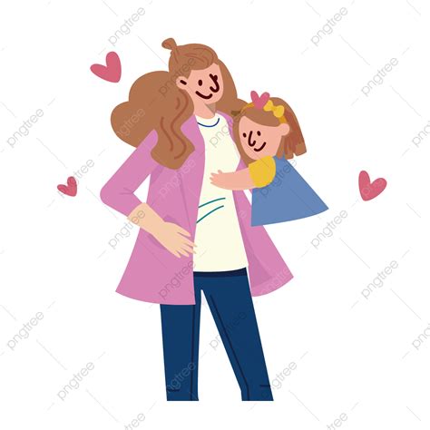 Mother Daughter Talking Vector Design Images Lady Mother With Daughter