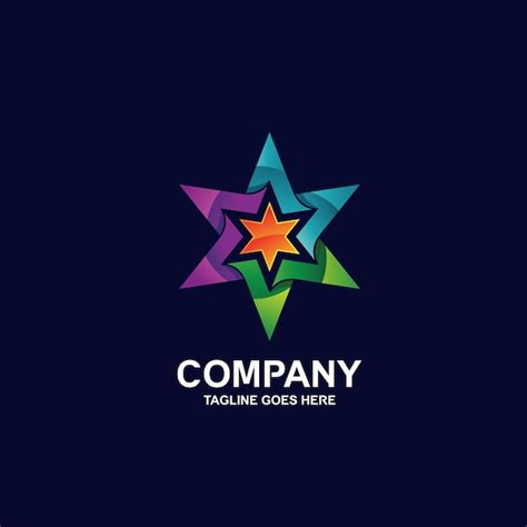 Premium Vector Colorful Star Logo Design