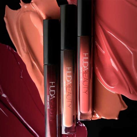 Huda Beauty Demi Matte Liquid Lipsticks Swatches Photos
