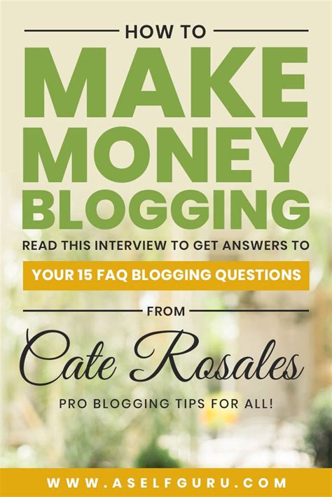 Becoming A Blogger Pro Blogging Tips From Cate Rosales Make Money