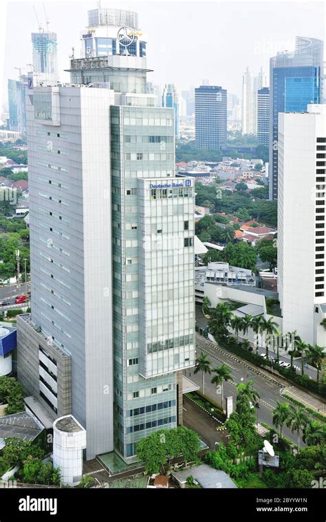 Deutsche Bank Buildingin Imam Bonjol Street Jakarta Stock Photo Alamy